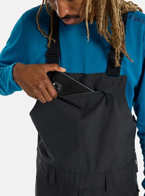 2025 Burton Men's Snowdial Bib - True Black