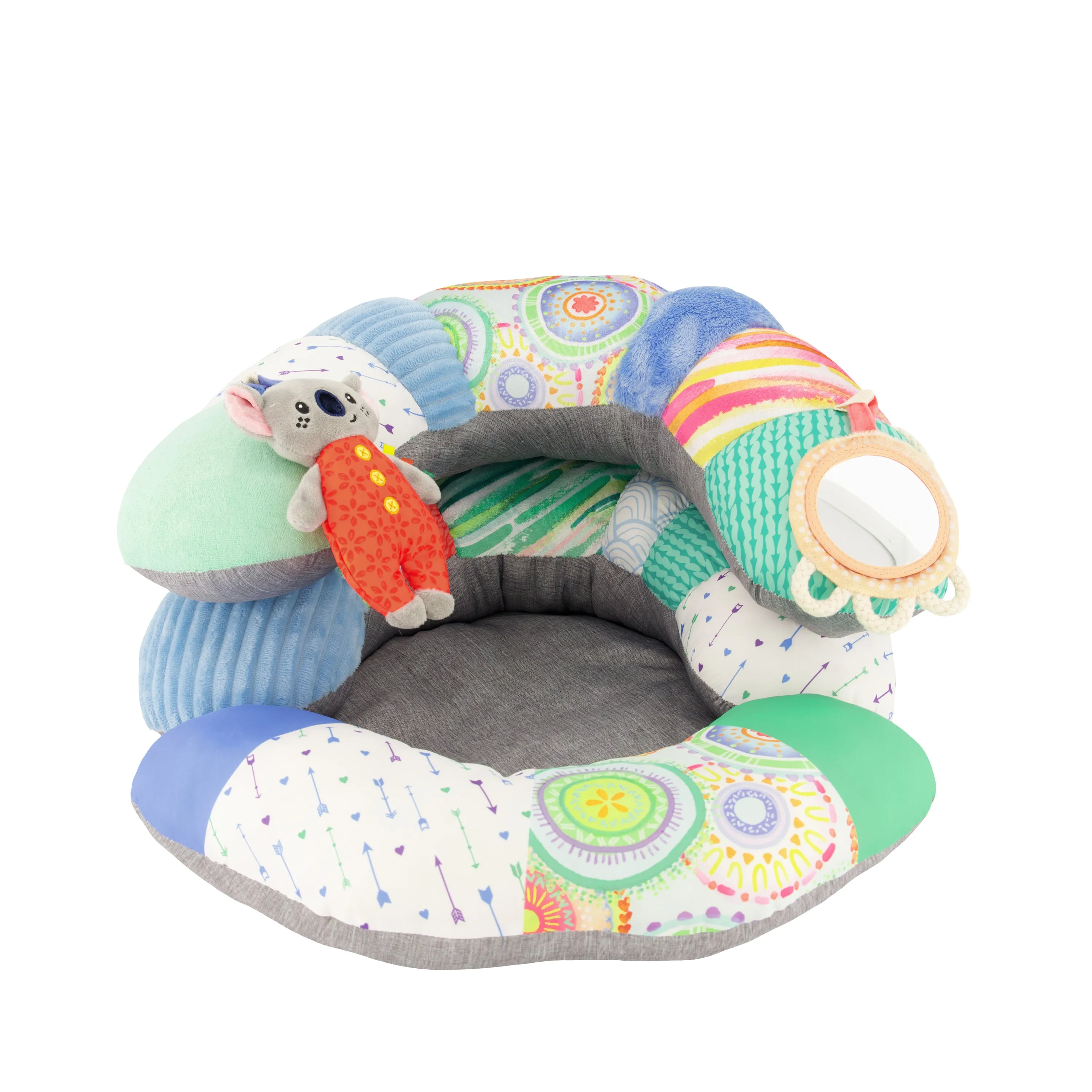 3-in-1 Tummy Time, Sit Support & Mini Gym