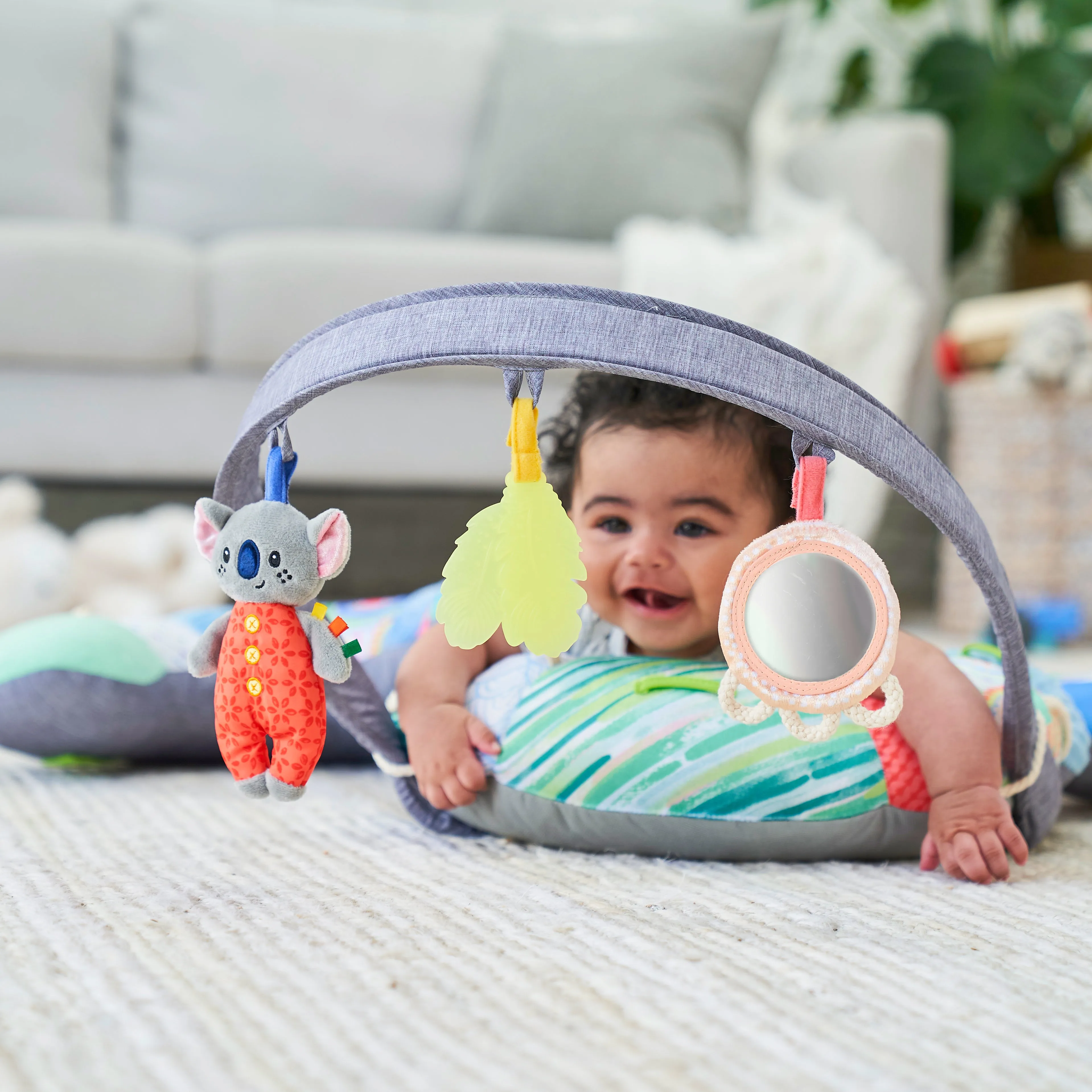 3-in-1 Tummy Time, Sit Support & Mini Gym
