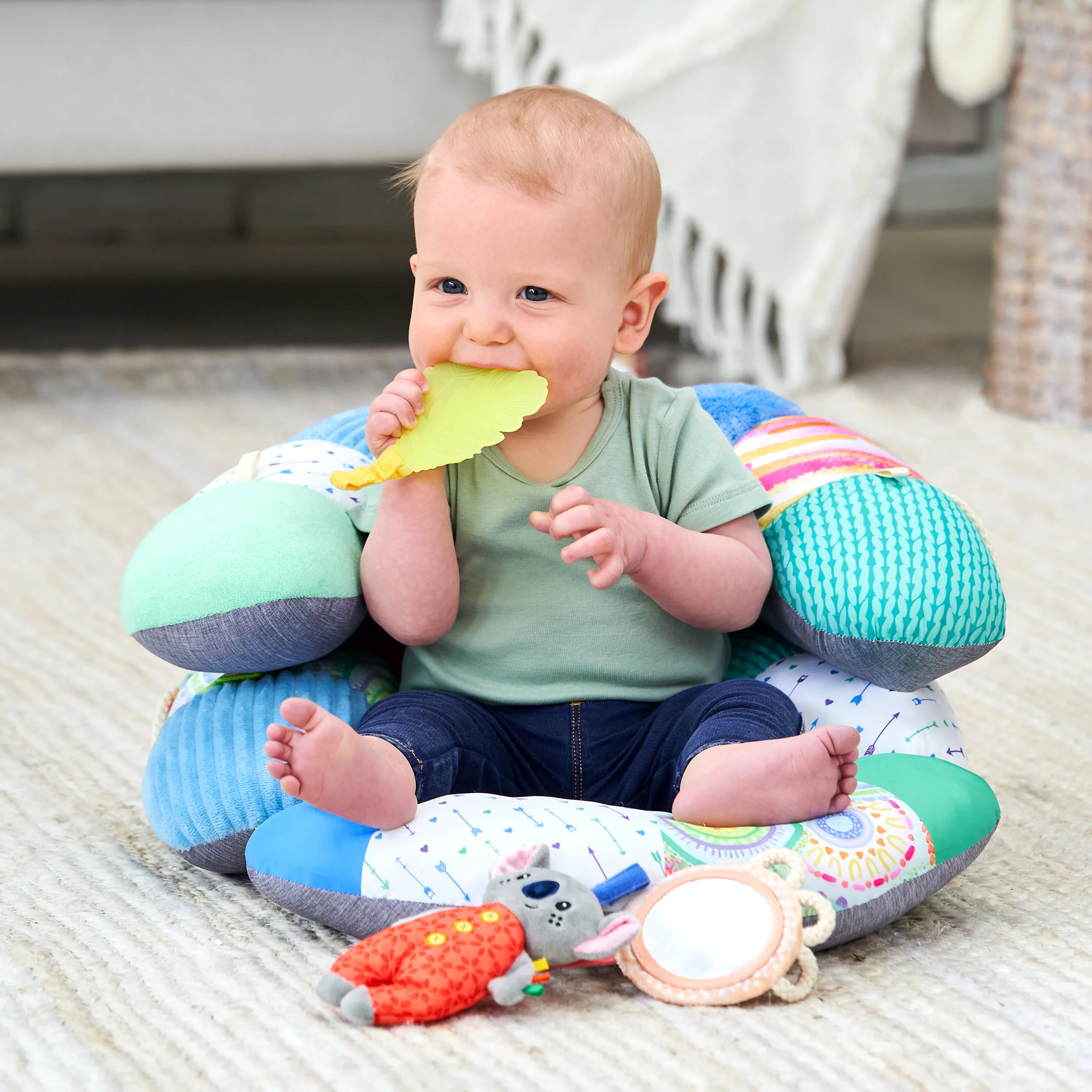 3-in-1 Tummy Time, Sit Support & Mini Gym