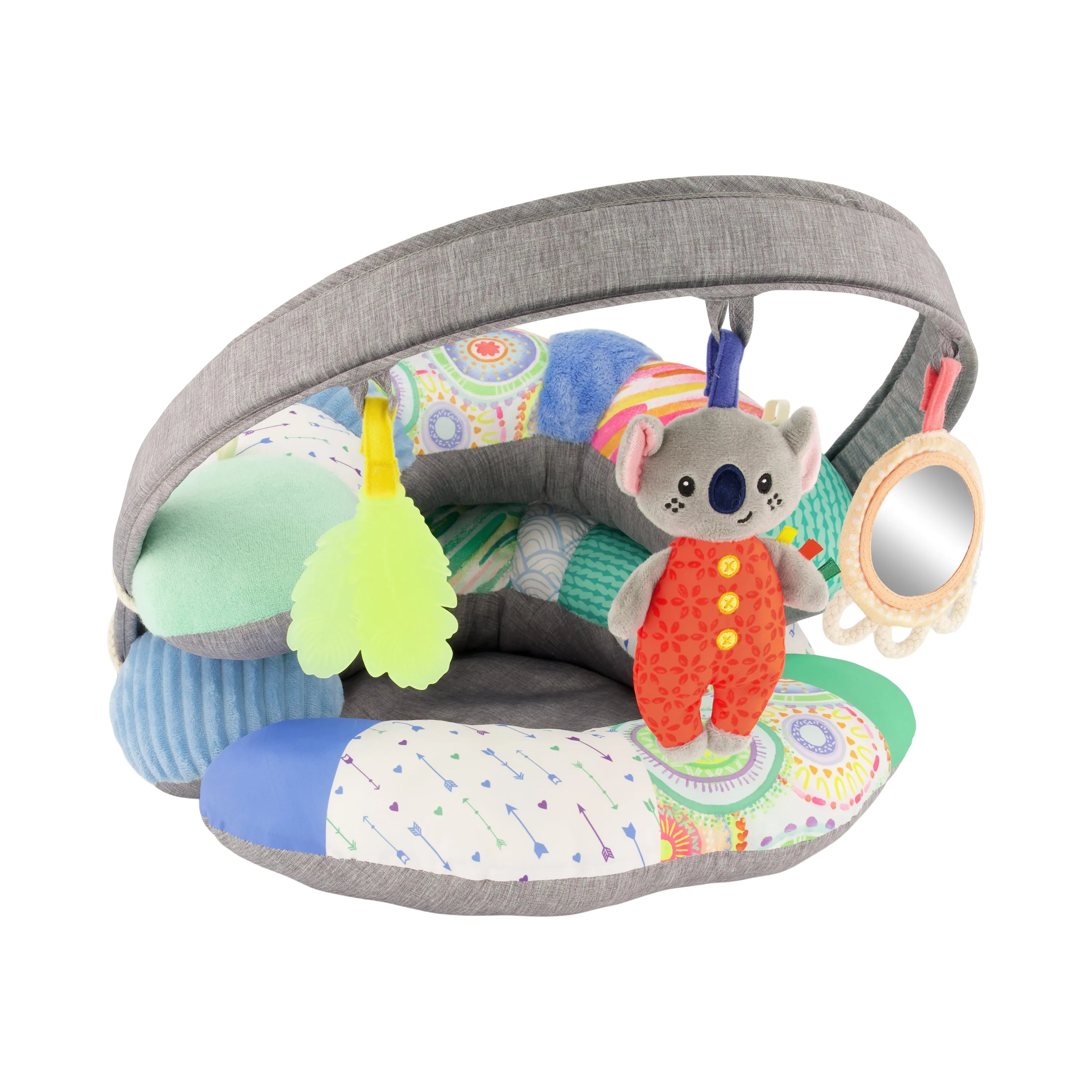 3-in-1 Tummy Time, Sit Support & Mini Gym
