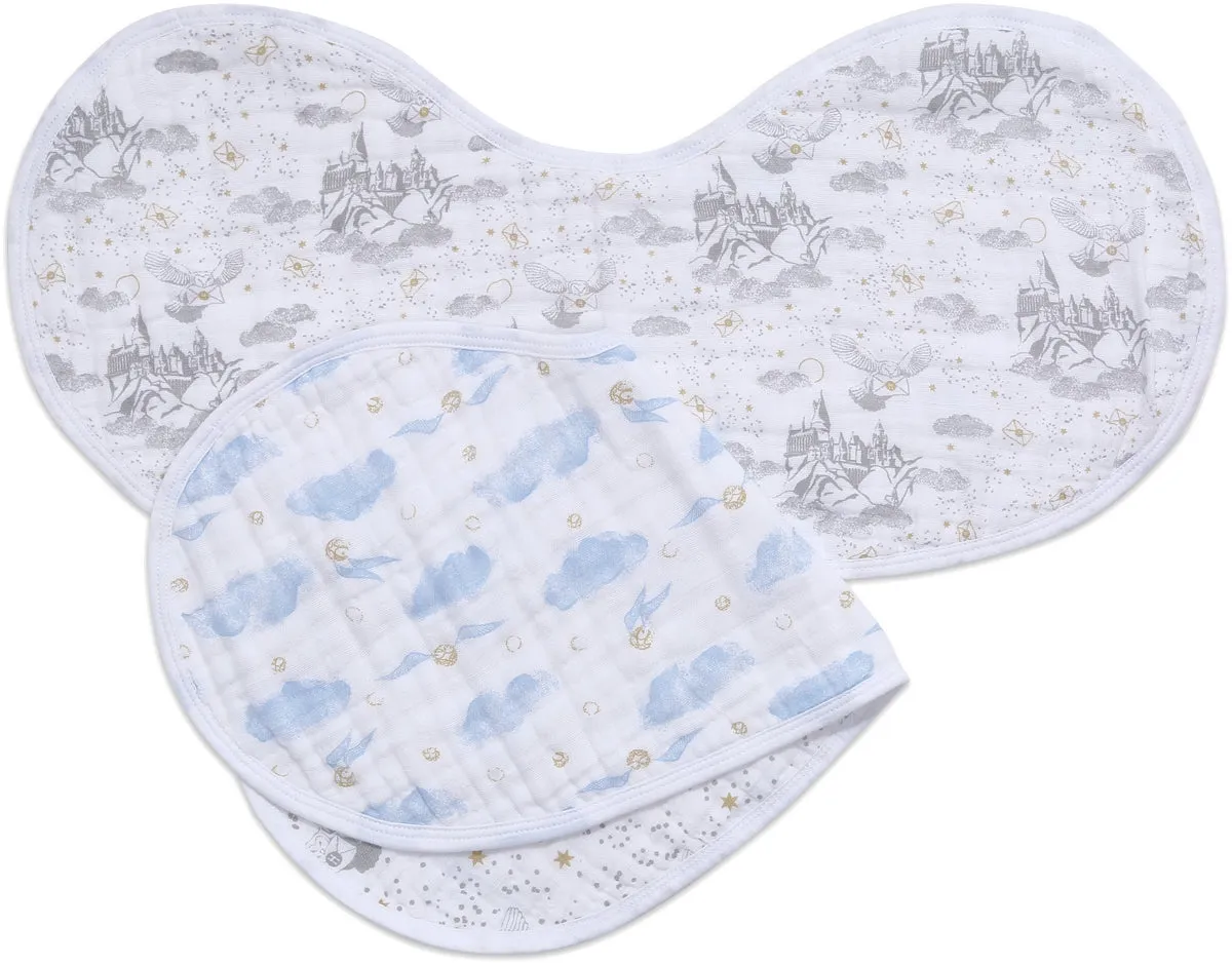 Aden   Anais Burpy Bibs, 2 Pack - Harry Potter Iconic