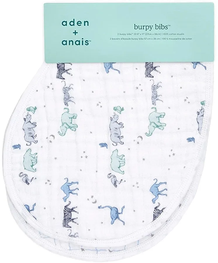 Aden   Anais Burpy Bibs, 2 Pack - Rising Star