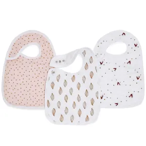 Aden   Anais Snap Bibs, 3 Pack - Dahlias