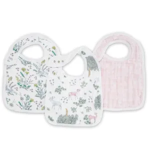 Aden   Anais Snap Bibs, 3 Pack - Forest Fantasy