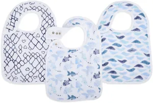 Aden   Anais Snap Bibs, 3 Pack - Gone Fishing
