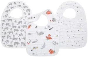 Aden   Anais Snap Bibs, 3 Pack - Naturally