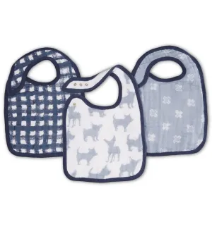 Aden   Anais Snap Bibs, 3 Pack - Waverly