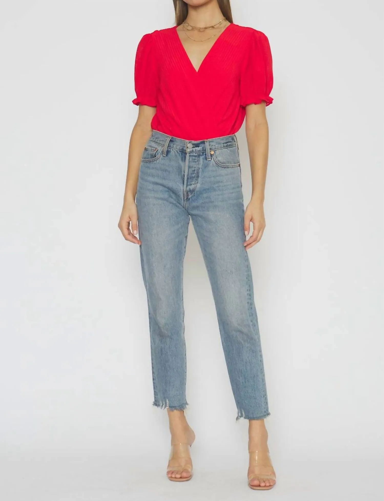Adrienne Bodysuit In Red