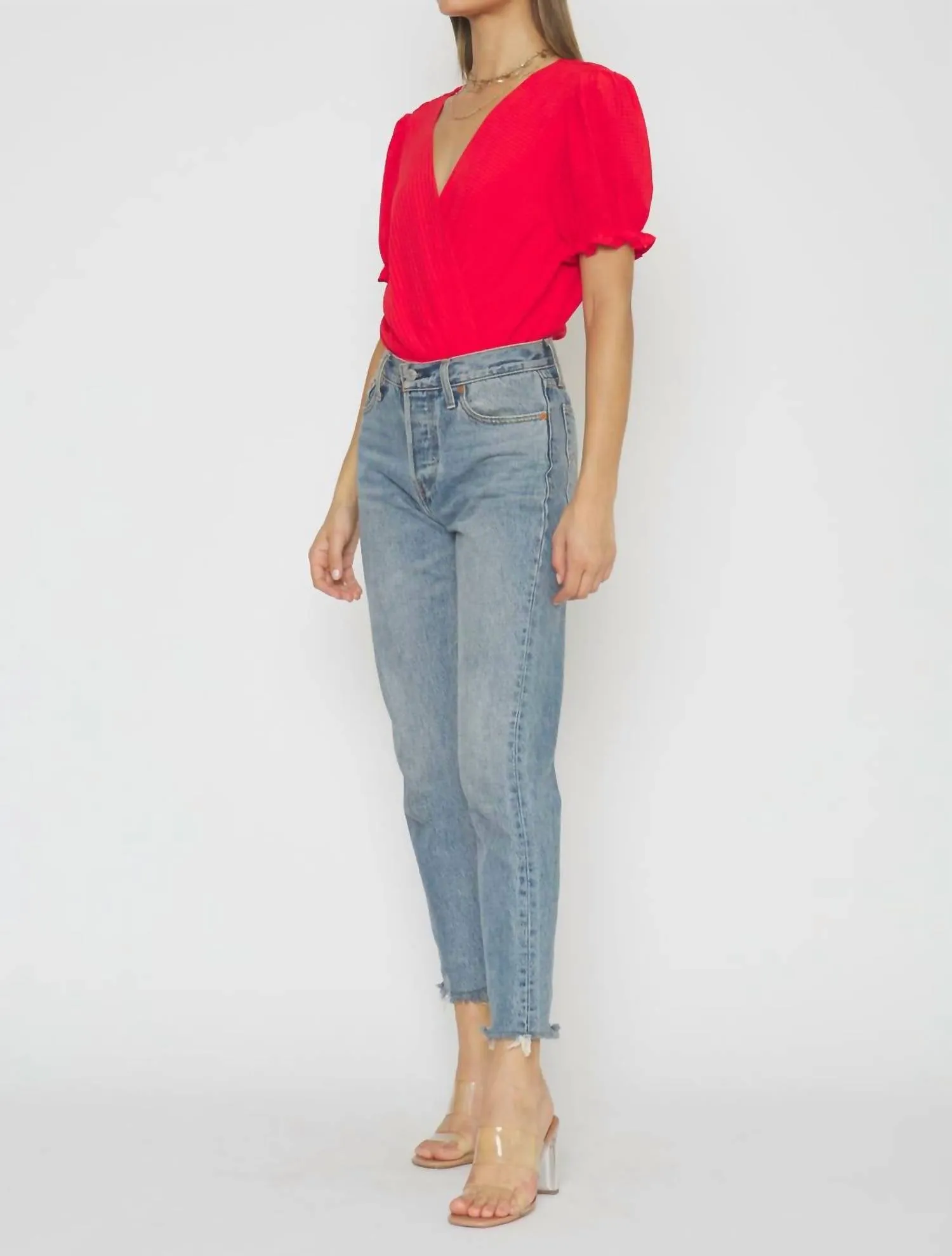 Adrienne Bodysuit In Red