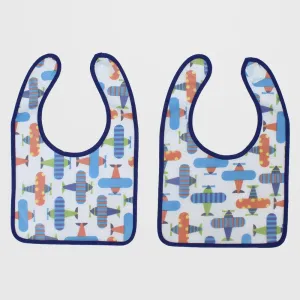 Airplanes Bib (Pack Of 2)