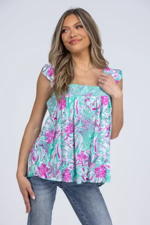 All On You Women's Embroidered Tank Top