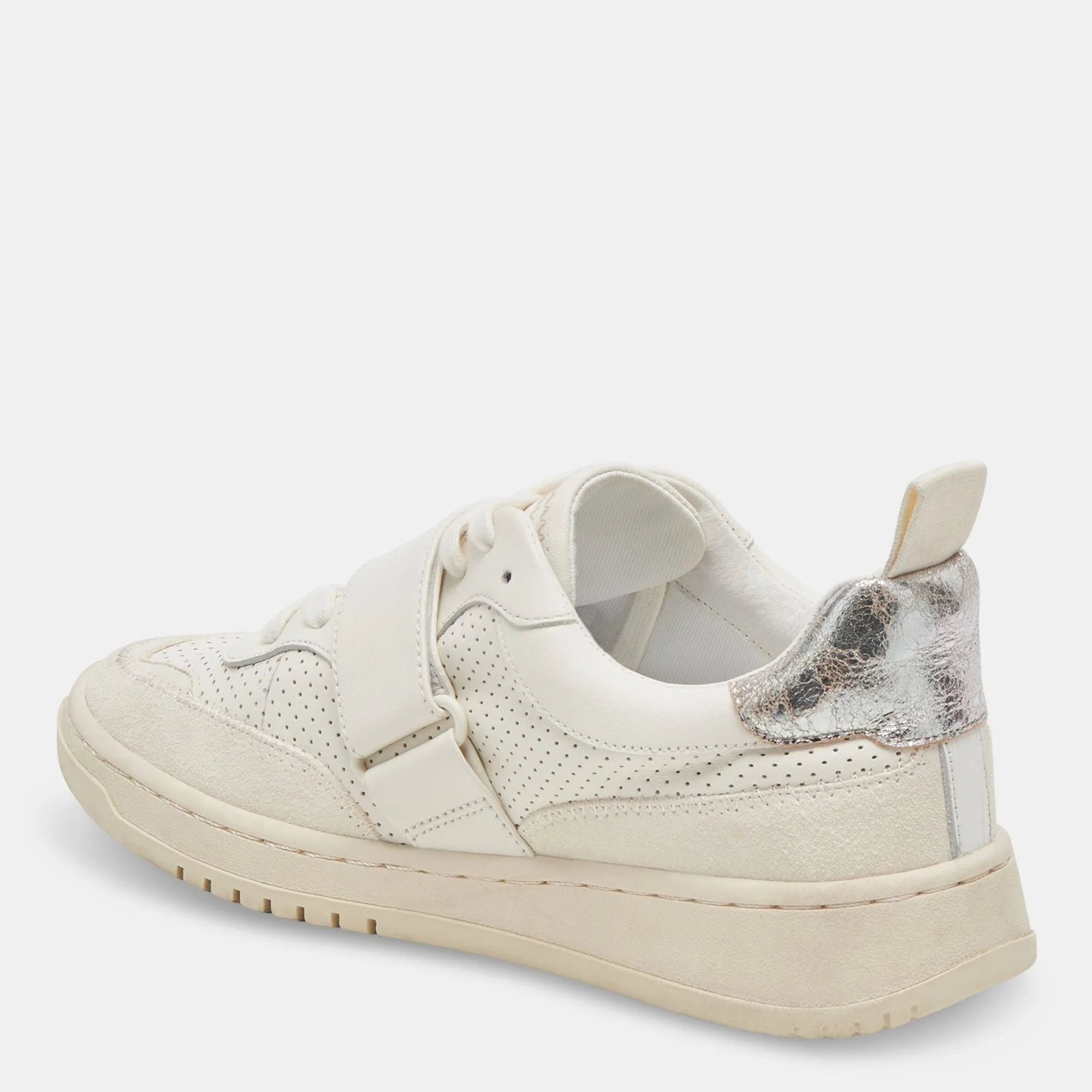 ALVAH SNEAKERS WHITE PERFORATED LEATHER