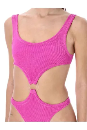 August Scrunch Swimsuit In Peonie