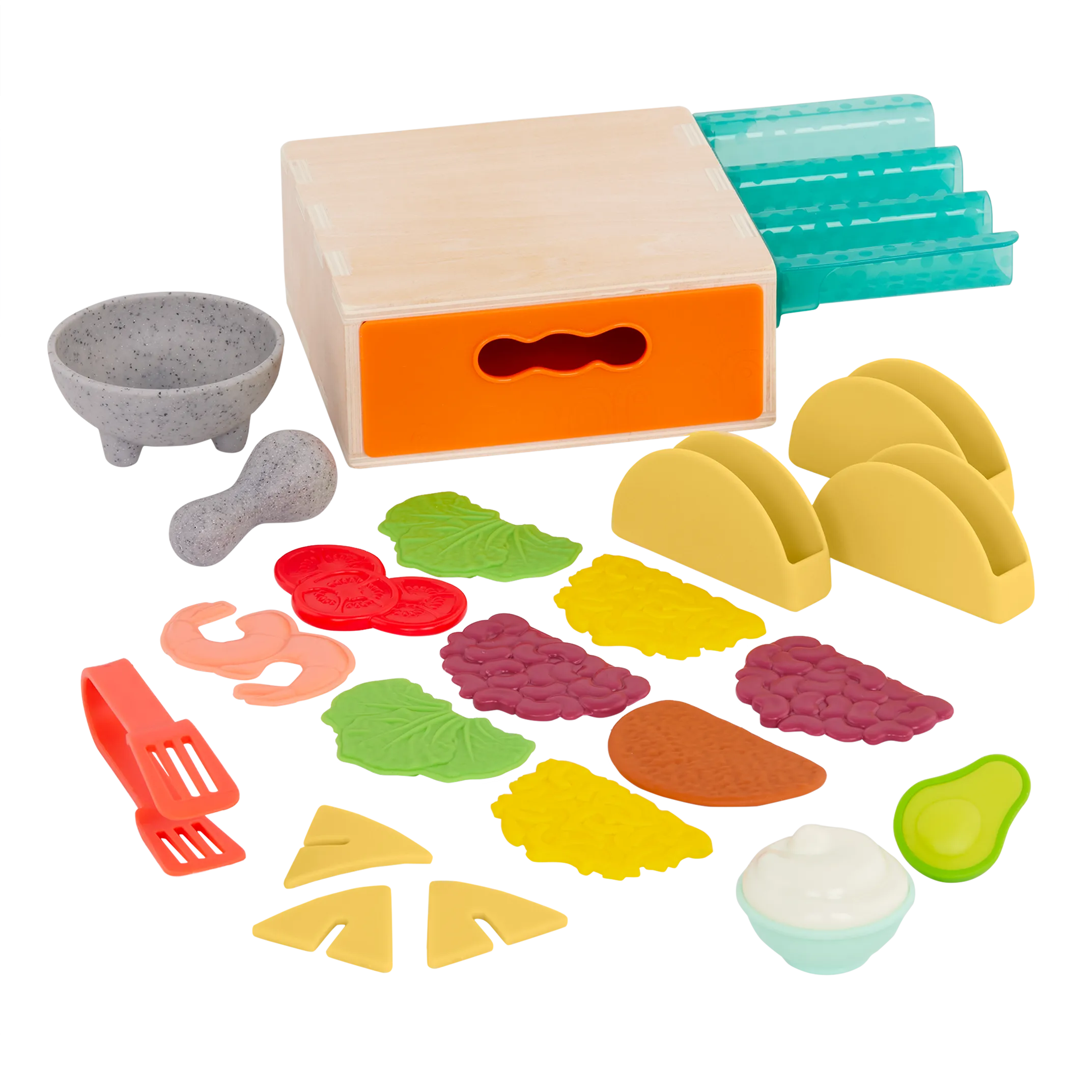 B. toys – Mini Chef - Tiny Taco Playset