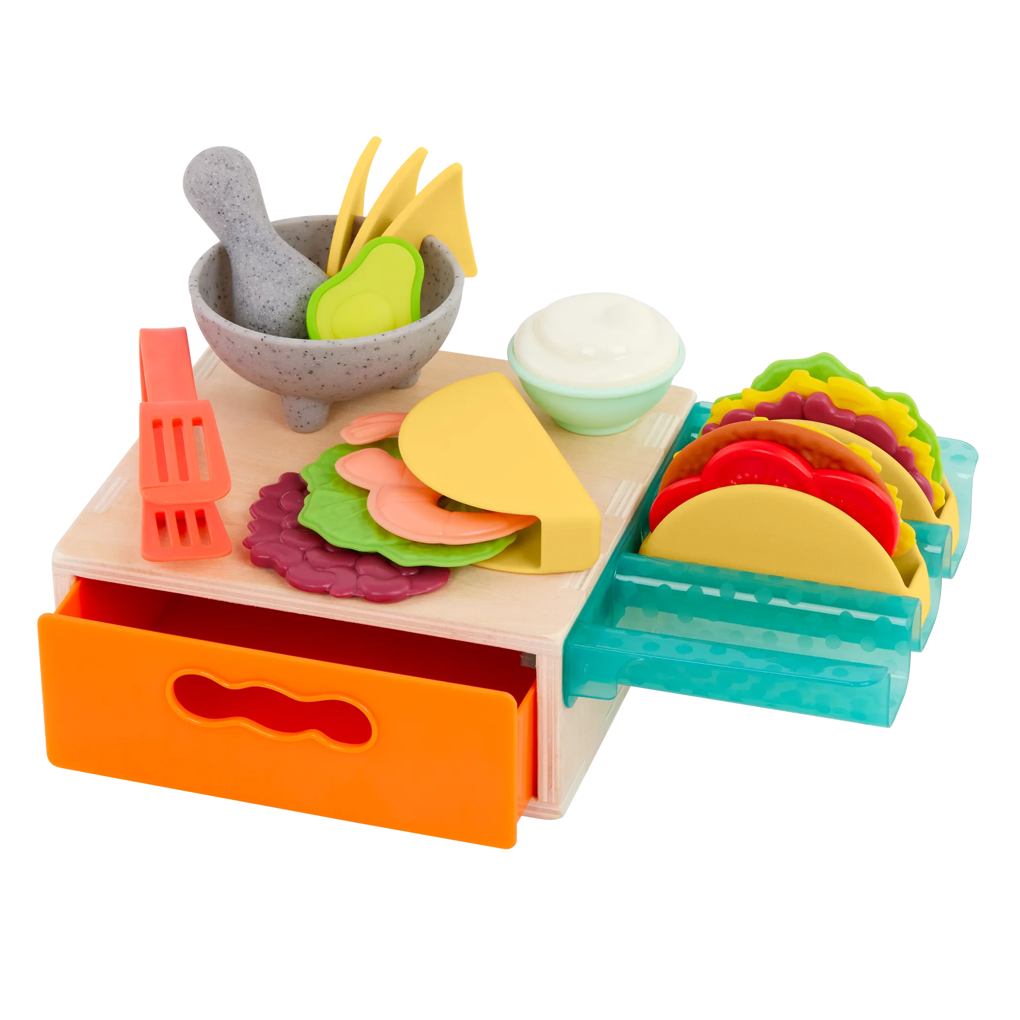 B. toys – Mini Chef - Tiny Taco Playset
