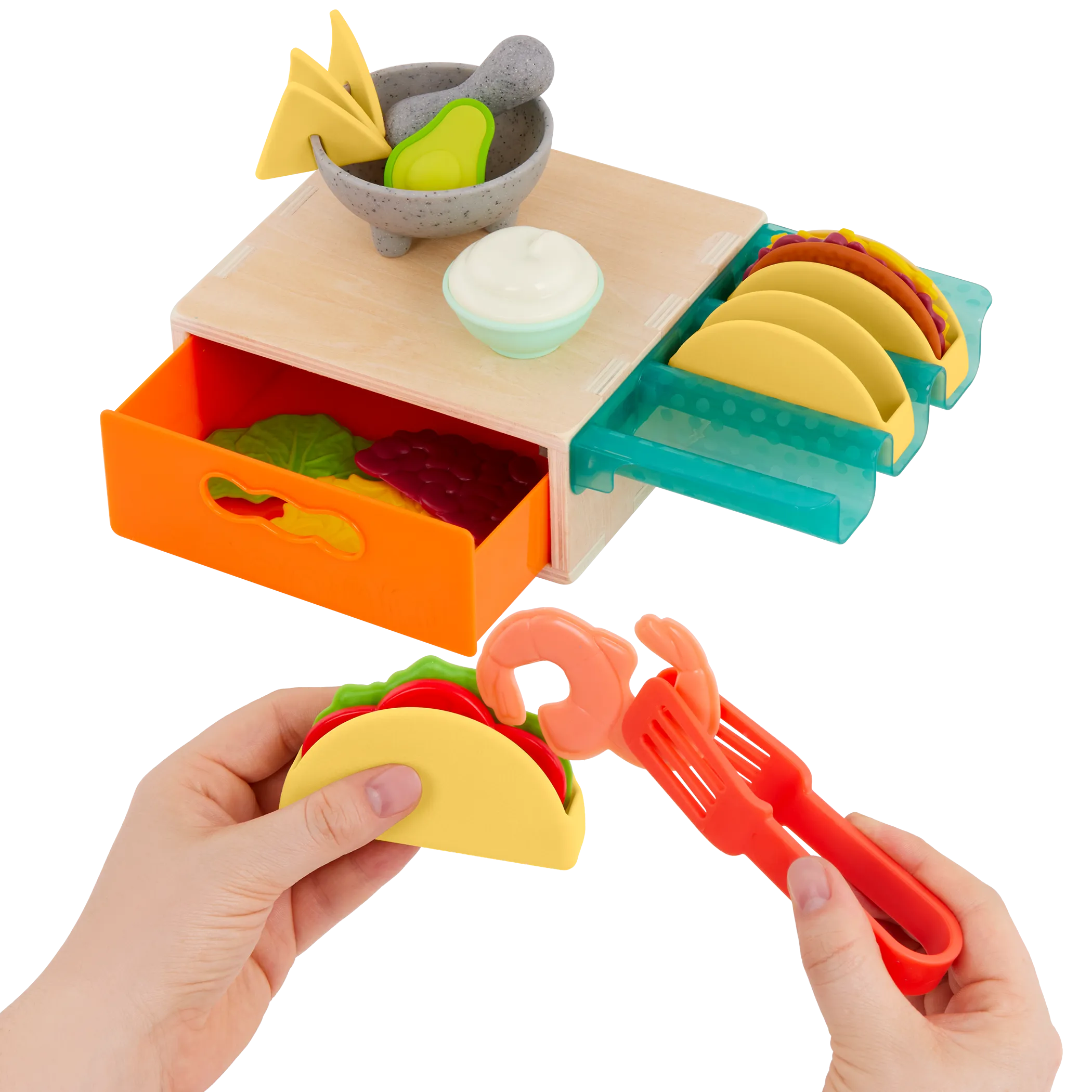 B. toys – Mini Chef - Tiny Taco Playset