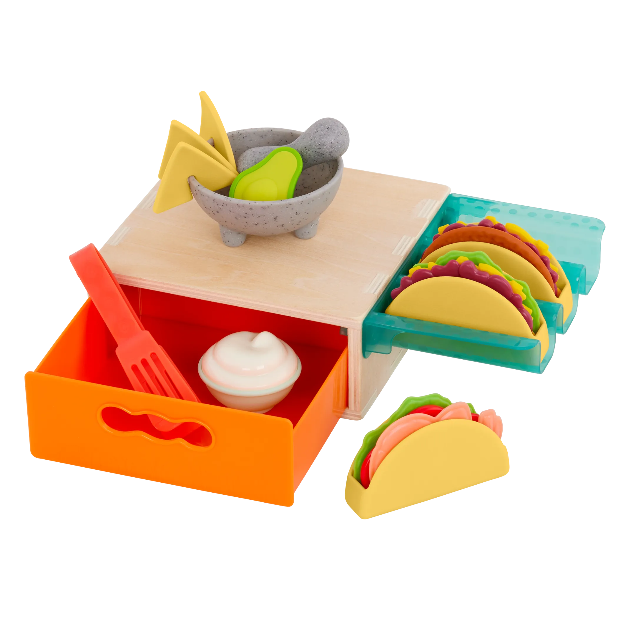 B. toys – Mini Chef - Tiny Taco Playset