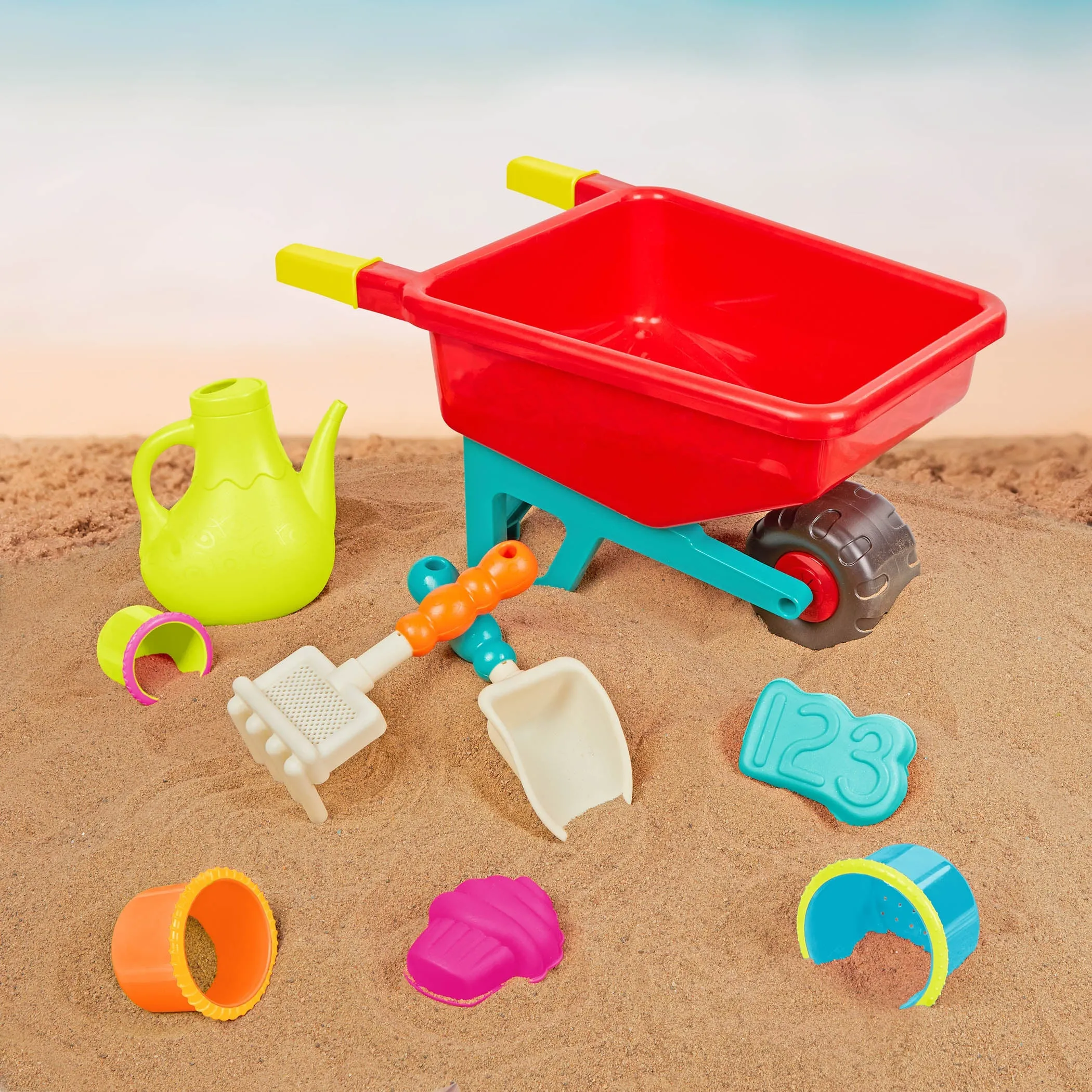 B. toys – Wheelbarrow Wonders