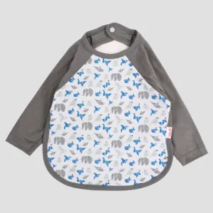 Baby Animals Long-Sleeved Bib