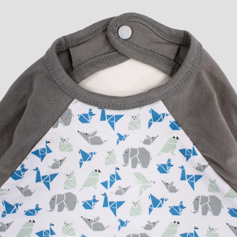 Baby Animals Long-Sleeved Bib