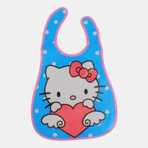 Baby Bib – Blue with Hello Kitty Design