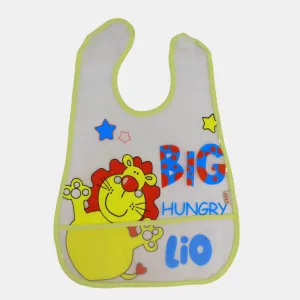 Baby Bib – Yellow Lion Design