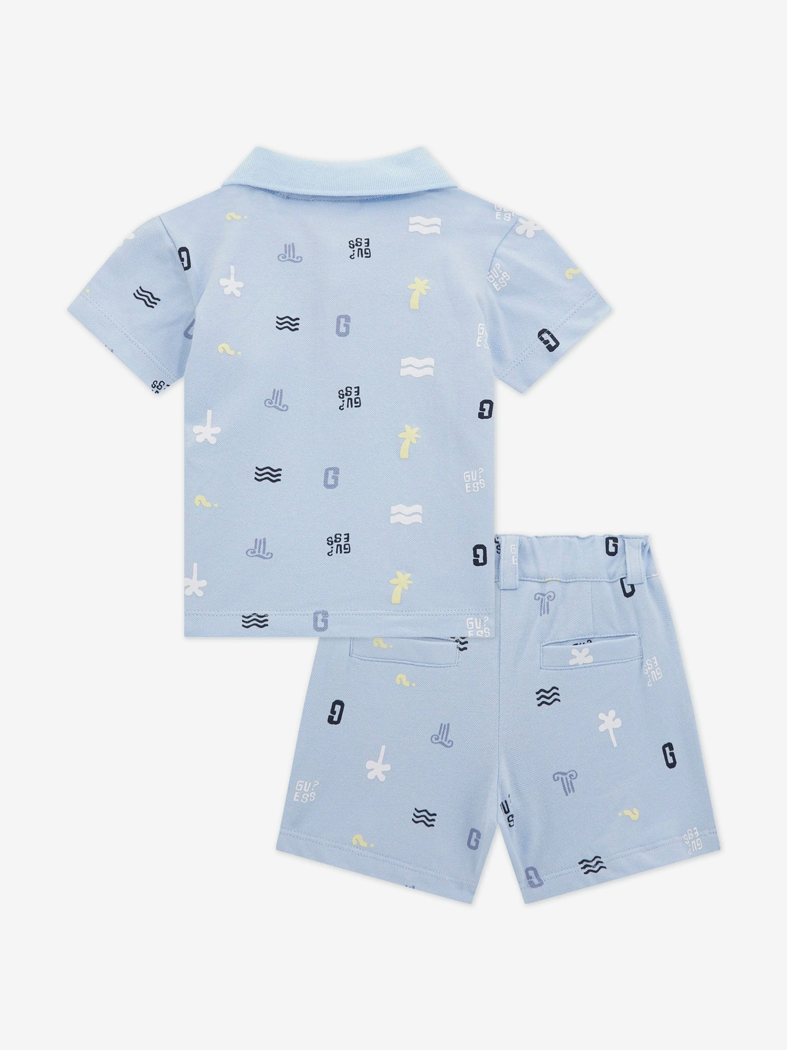 Baby Boys Short Set in Blue