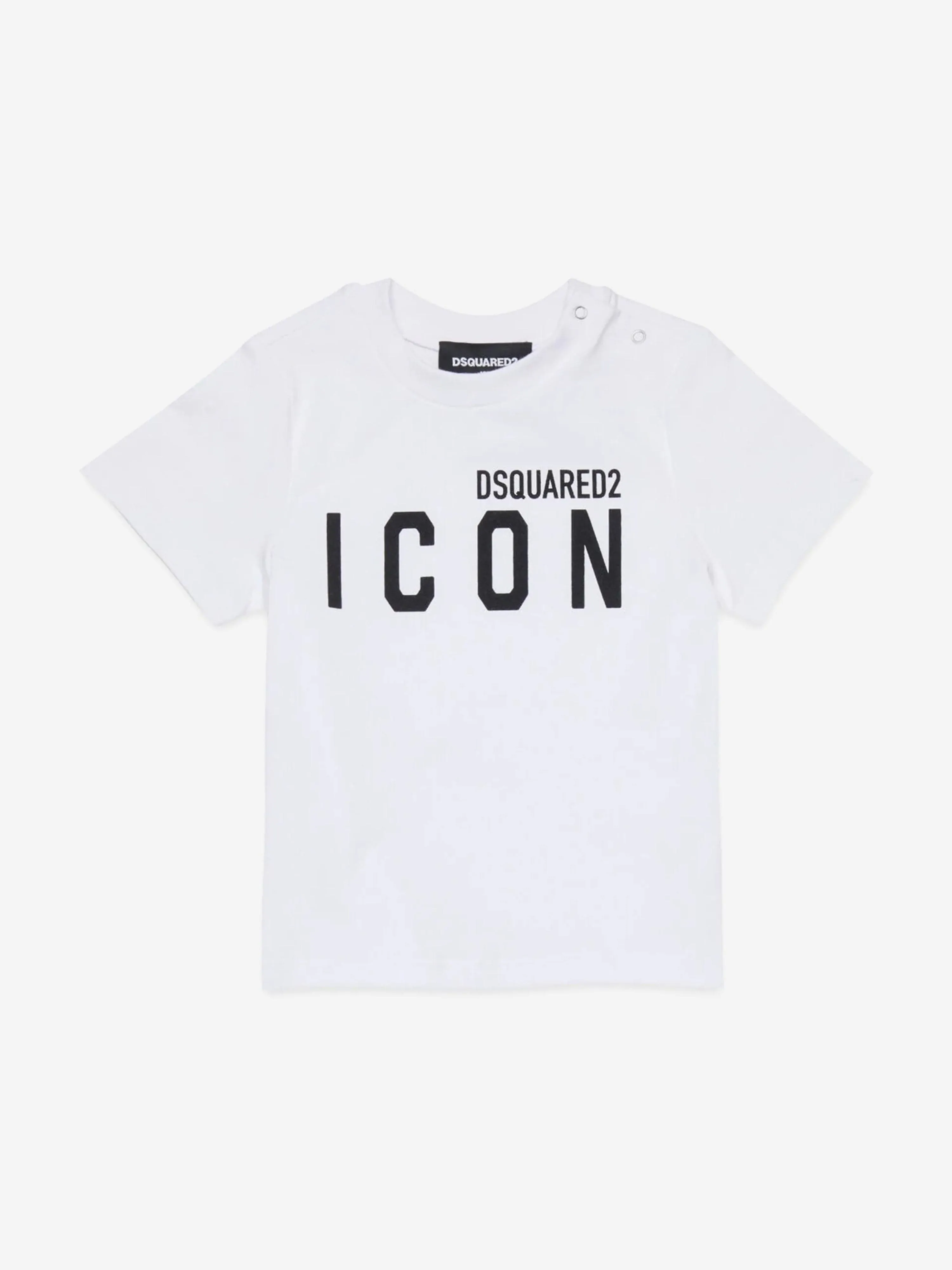 Baby Icon Short Pyjama Set in White