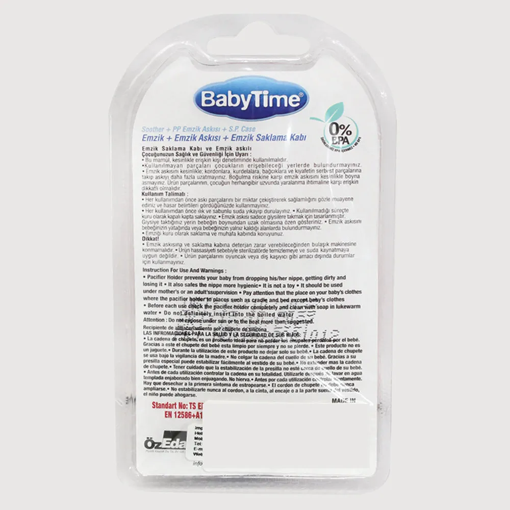 Baby Time Baby Soother Protector Case Plus Soother