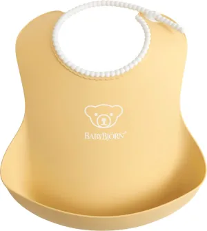 BabyBjorn Baby Bib, Powder Yellow