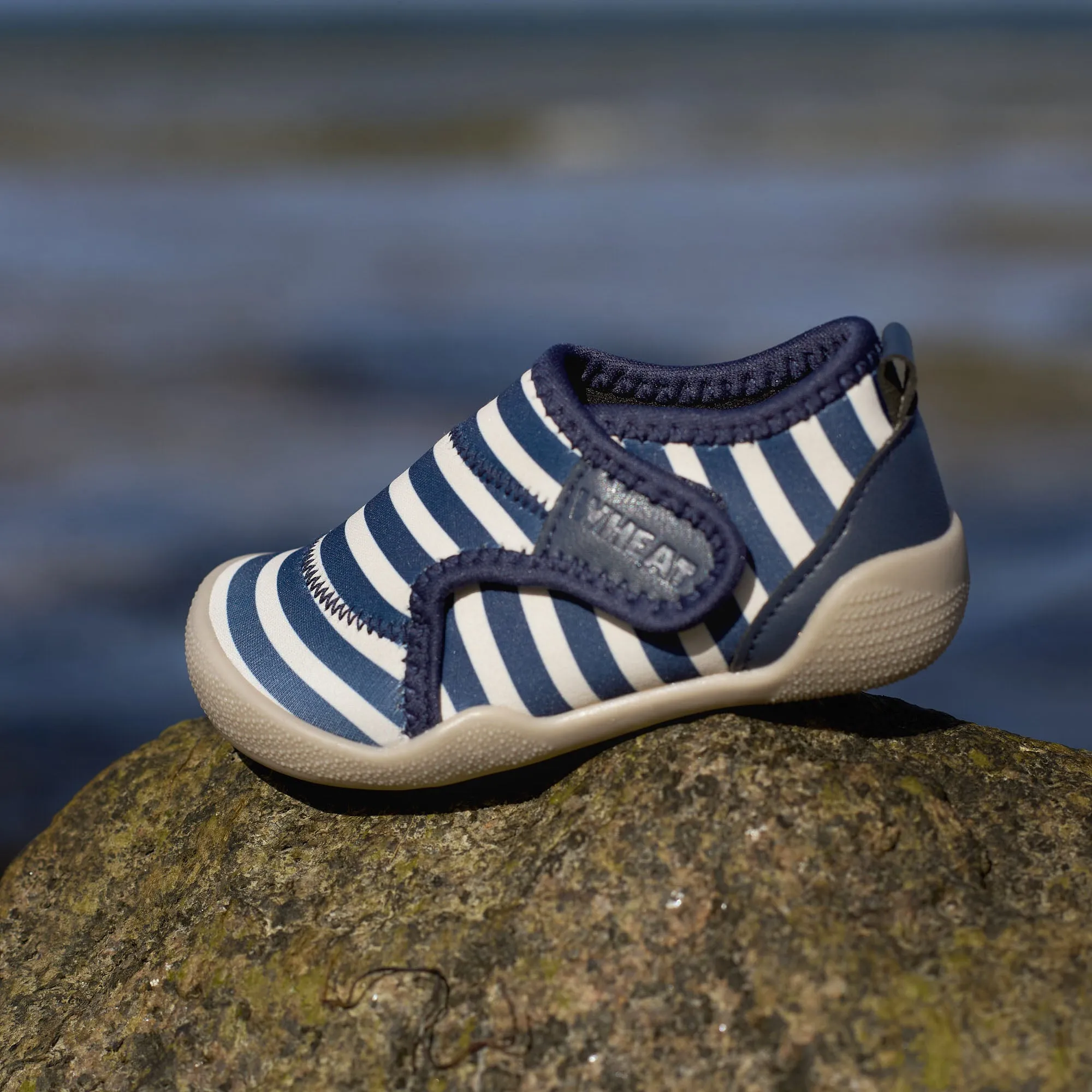 Beach Shoe Shawn - indigo stripe