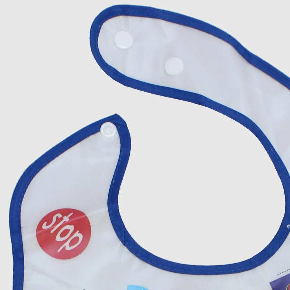 Beep-Beep Bib With Silicone Pocket