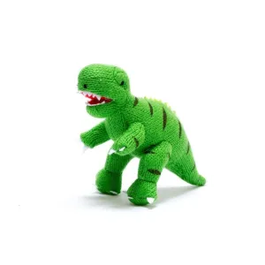 Best Years: Knitted Green T-Rex Rattle
