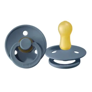 BIBS Colour Pacifier Latex 2pk (0-6M) - Petrol