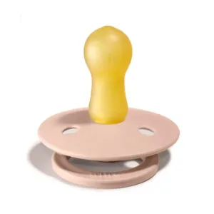 BIBS Colour Pacifier Latex 2pk (6-18M) - Blush