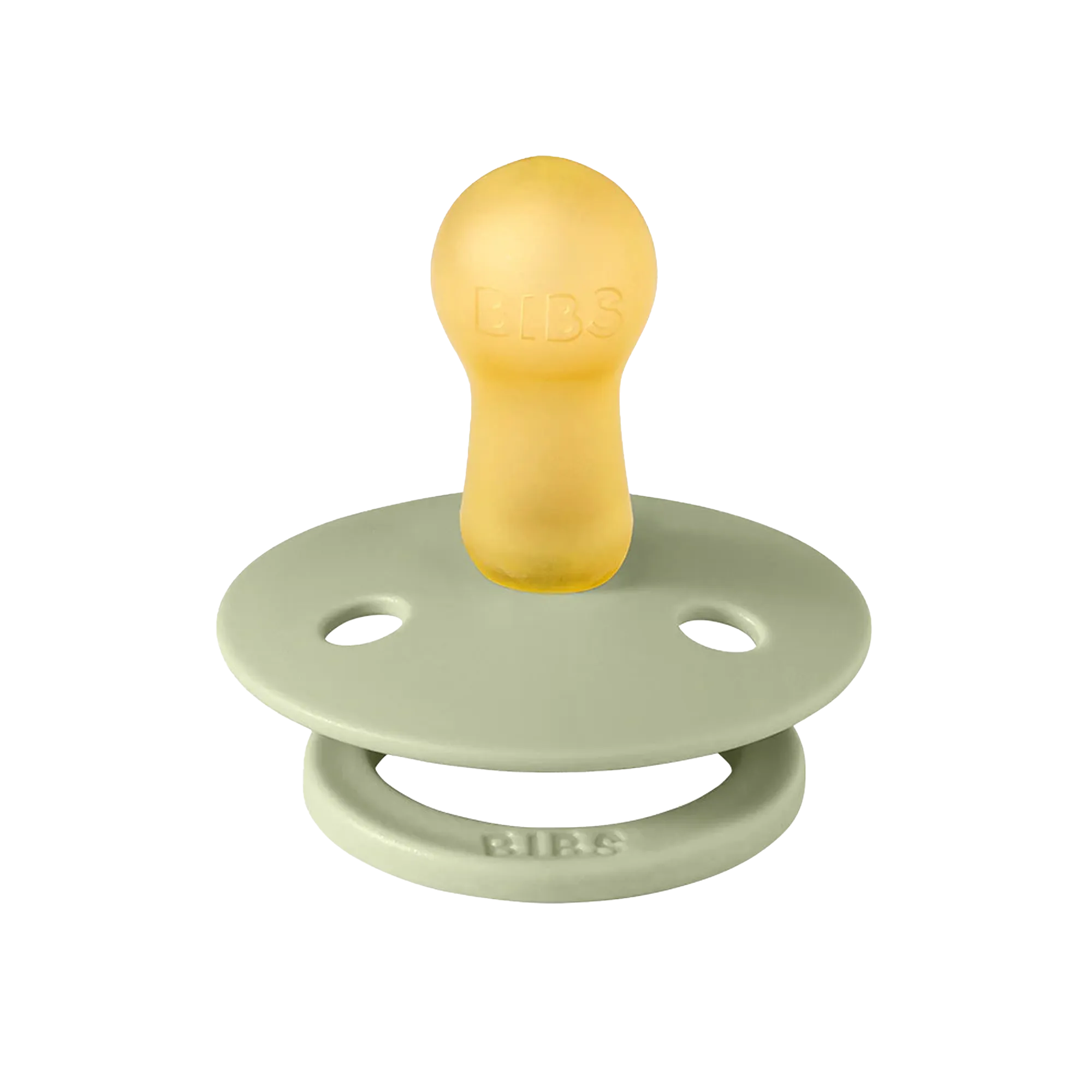 BIBS Colour Pacifier Latex 2pk - Sage