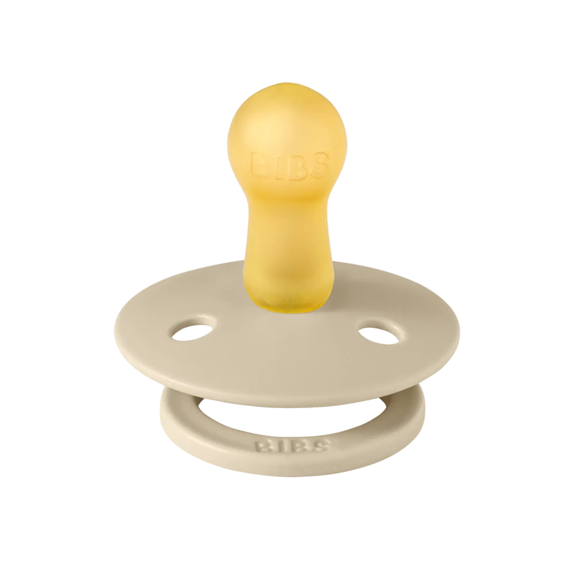 BIBS Colour Pacifier Latex 2pk - Vanilla