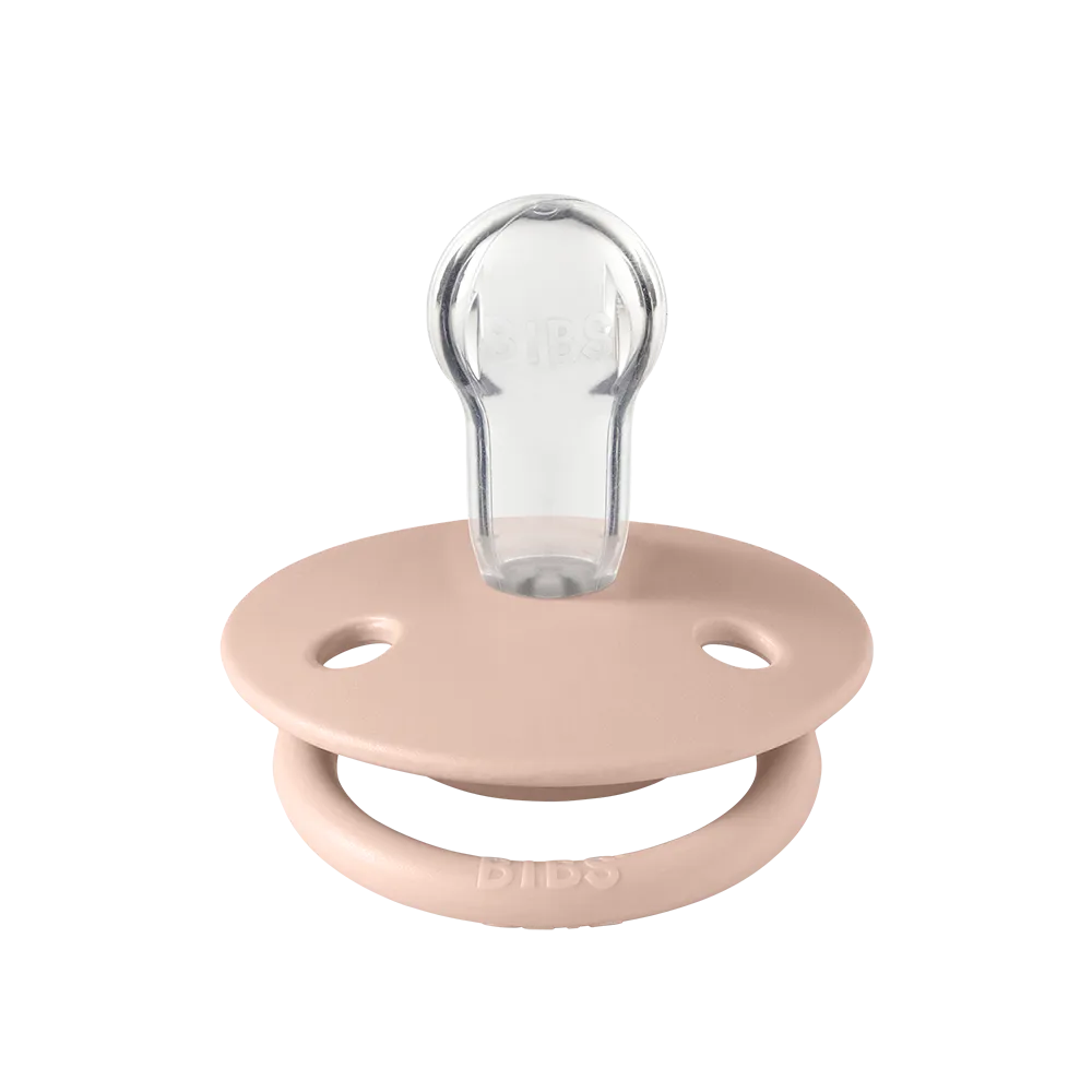 Bibs De Lux Pacifier 2 Pack - Blush Ivory