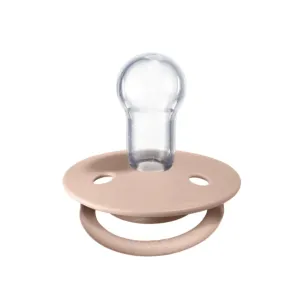 BIBS De Lux Pacifier Silicone 2pk (One Size 0-36M) - Blush