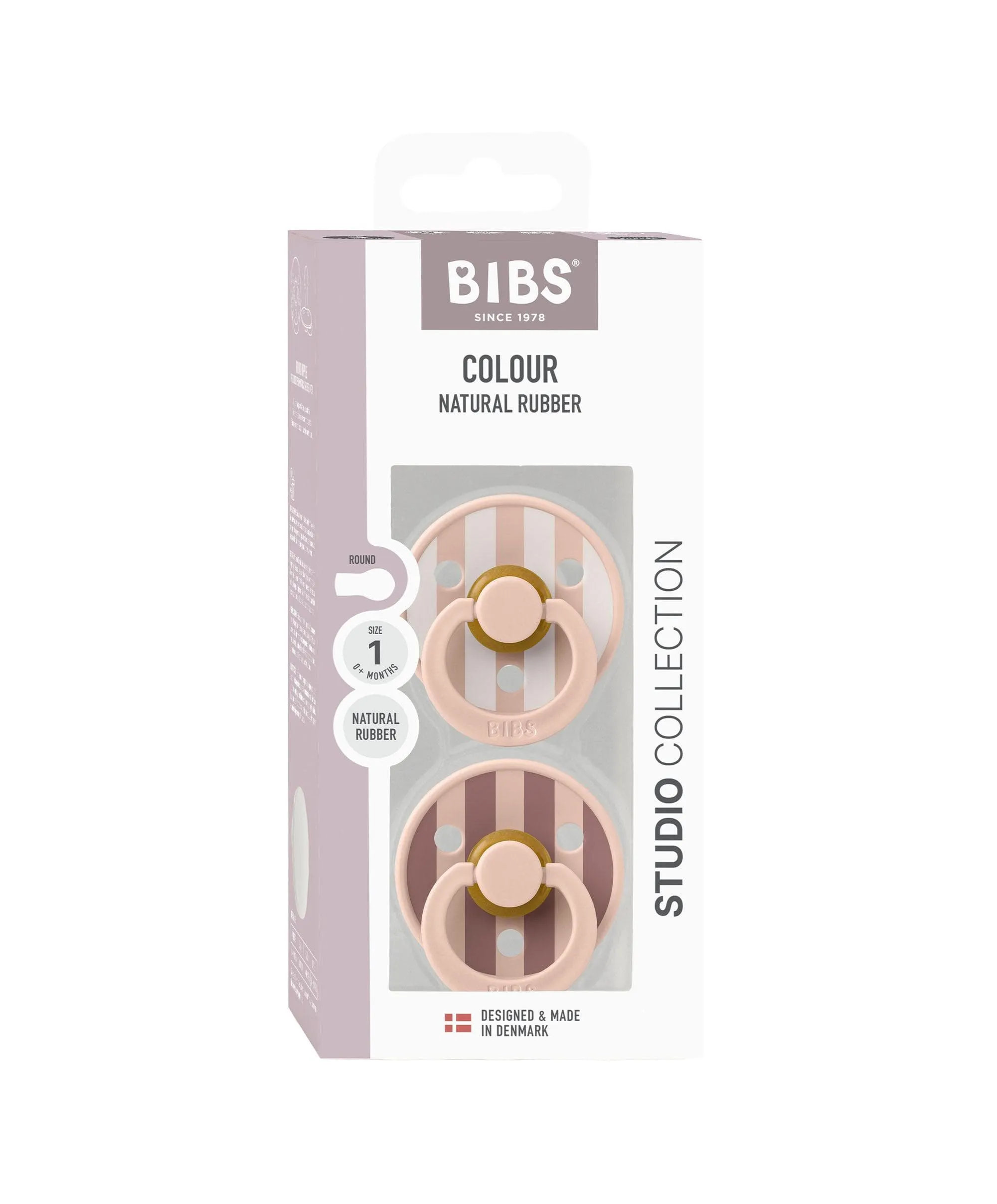 BIBS Dummies Bundle (3 Pieces) – Blush
