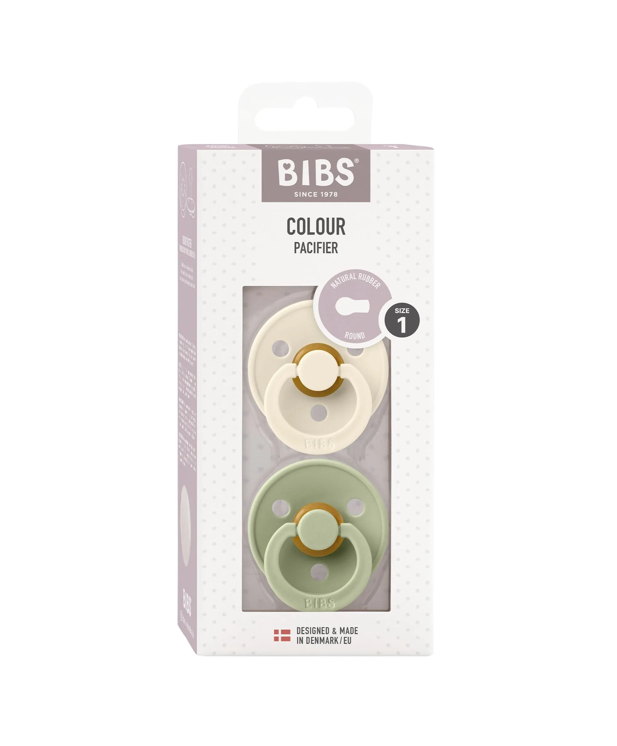 BIBS Dummies Bundle Size 1 (3 Pieces) – Sage