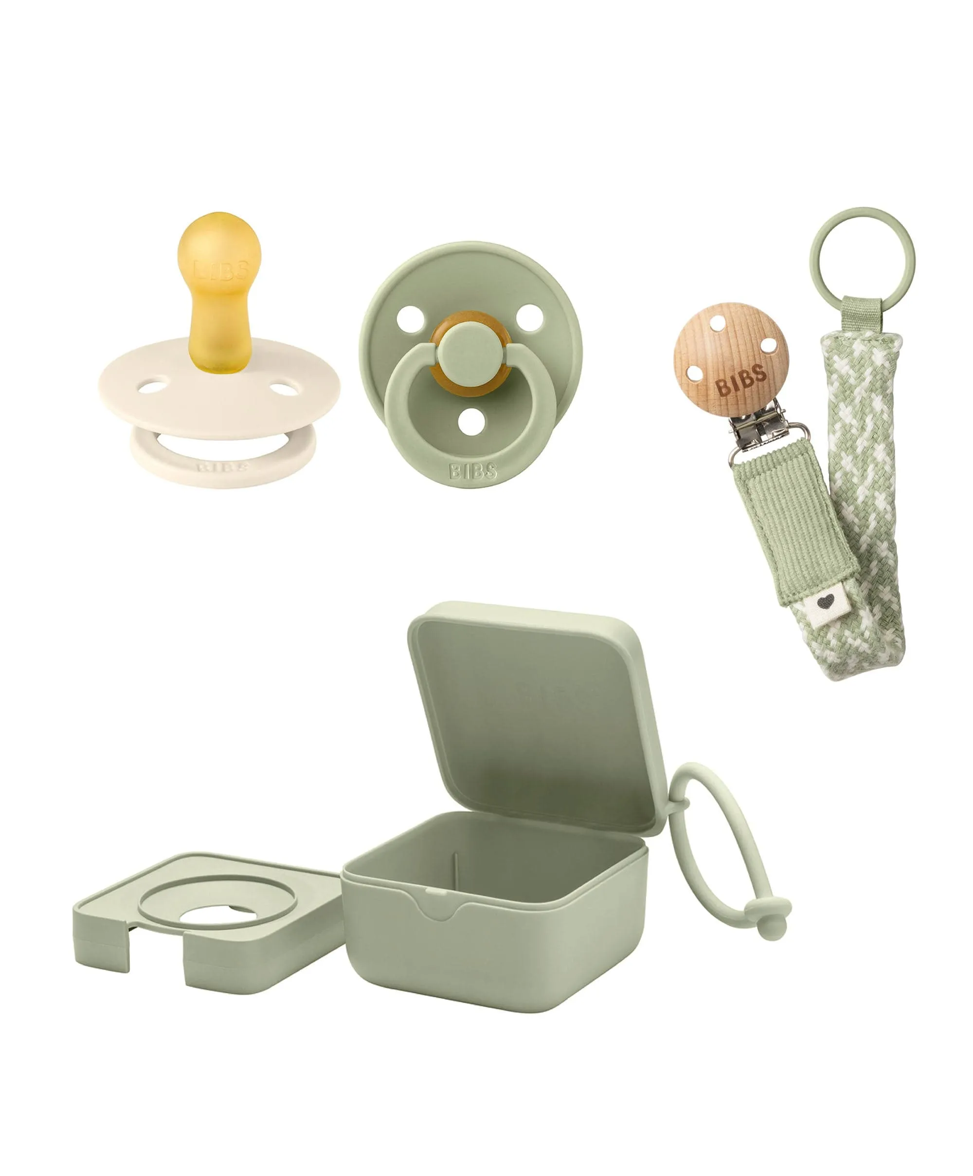 BIBS Dummies Bundle Size 1 (3 Pieces) – Sage