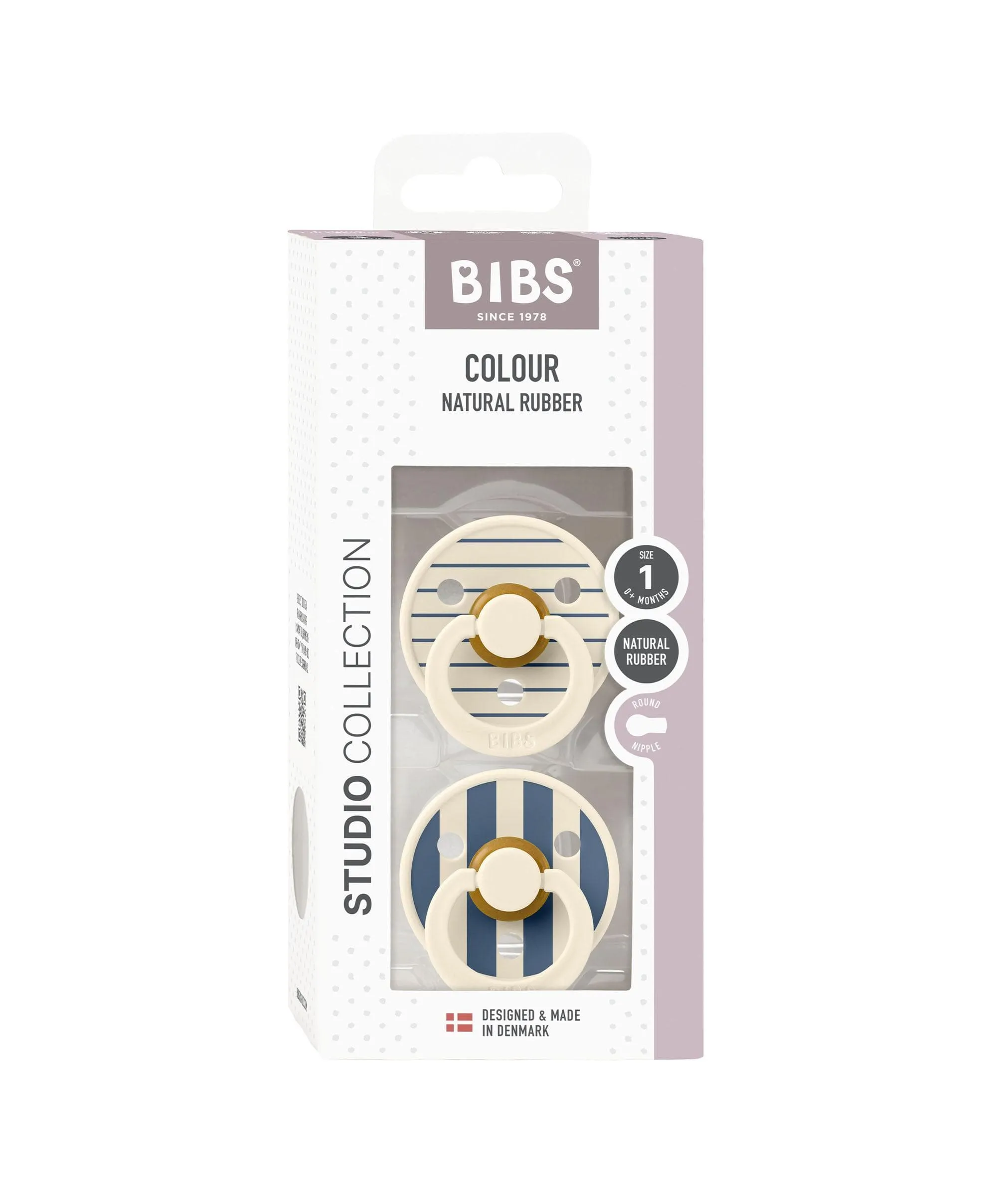 BIBS Dummies Bundles (3 Pieces) – Ivory/Steel Blue Babykids BIBS