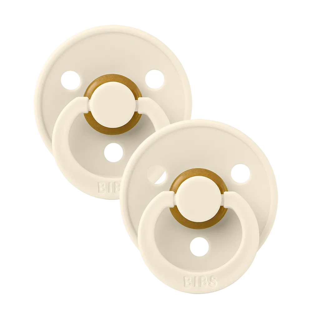 Bibs Original Pacifier 2 Pack - Ivory