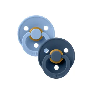Bibs Original Pacifier 2 Pack - Sky Blue   Steel Blue