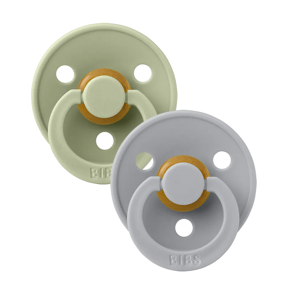 Bibs Original Pacifier 2pk - Sage   Cloud