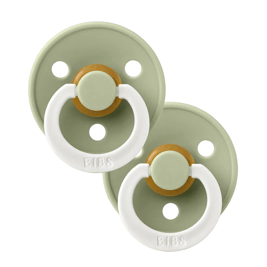 Bibs Pacifiers 2 Pack Size 0-6M