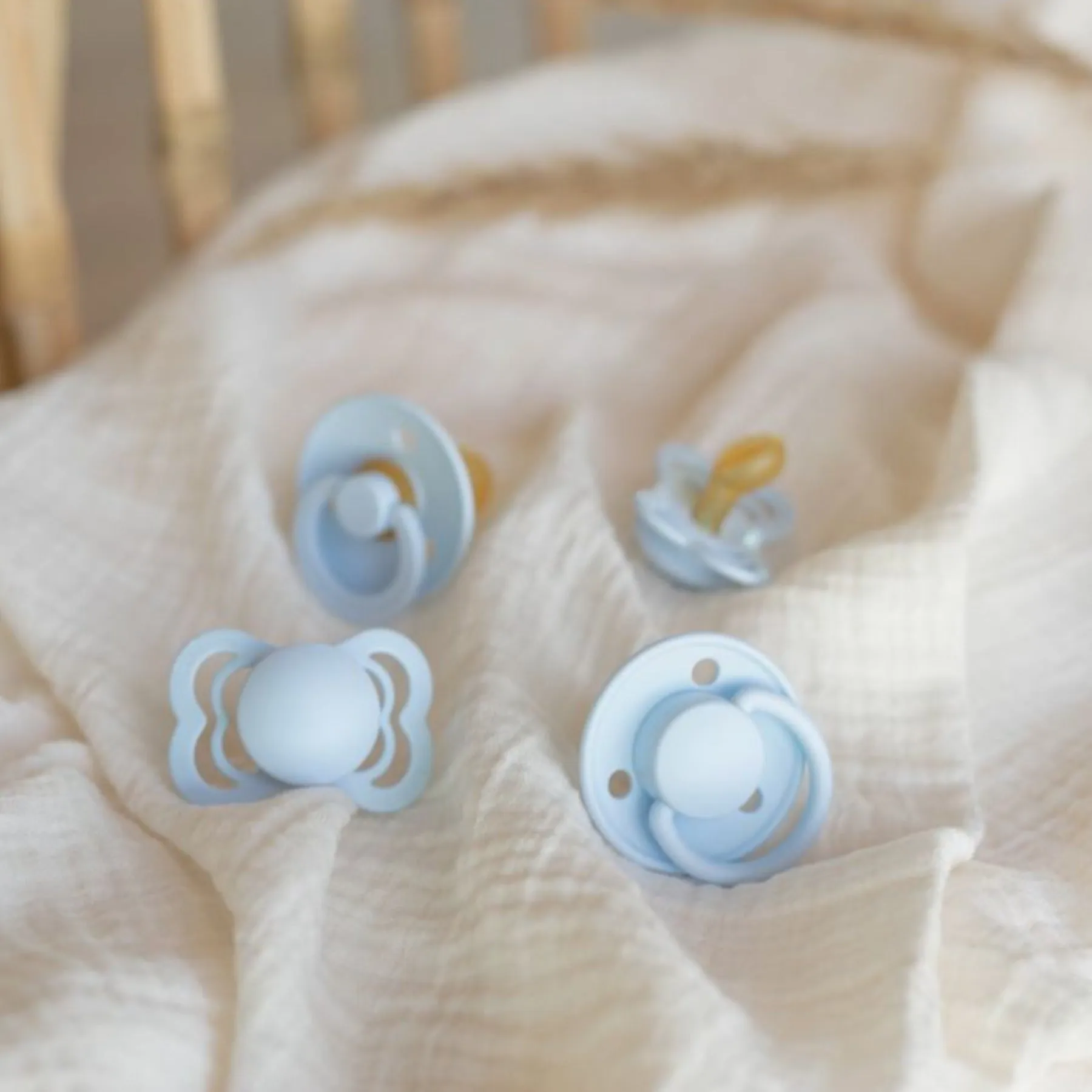 BIBS Try-It Collection - 4pk - Size 1 - Baby Blue