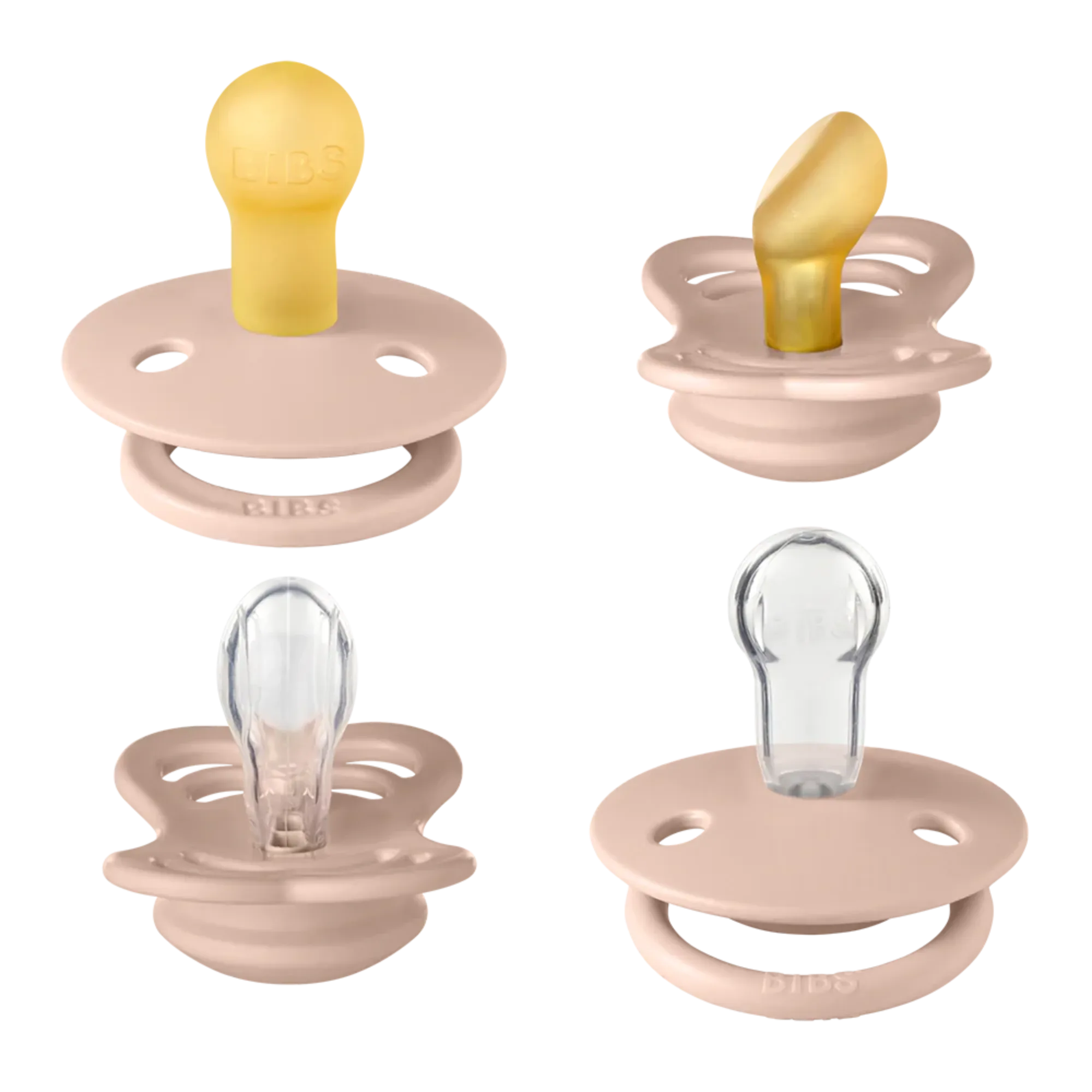 BIBS Try-It Collection - 4pk - Size 1 - Blush